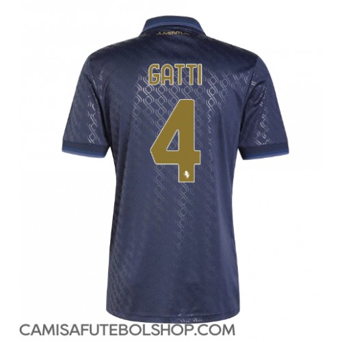 Camisa de time de futebol Juventus Federico Gatti #4 Replicas 3º Equipamento 2024-25 Manga Curta
